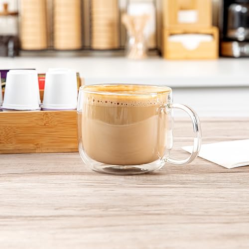 Forma Professional 16.9 Ounce Double Wall Coffee Mugs (2 Count)