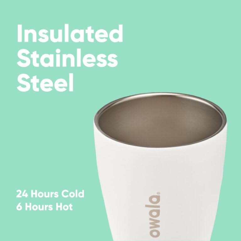 SmoothSip Insulated Travel Coffee Cup 10 oz Cloudscape