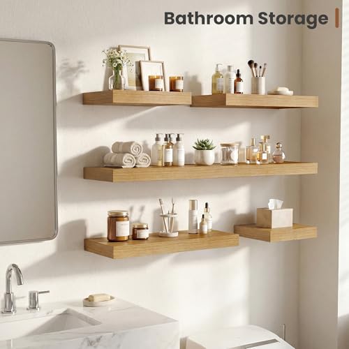12" Deep Floating Shelves 24x12” Set of 2 (2 Count)
