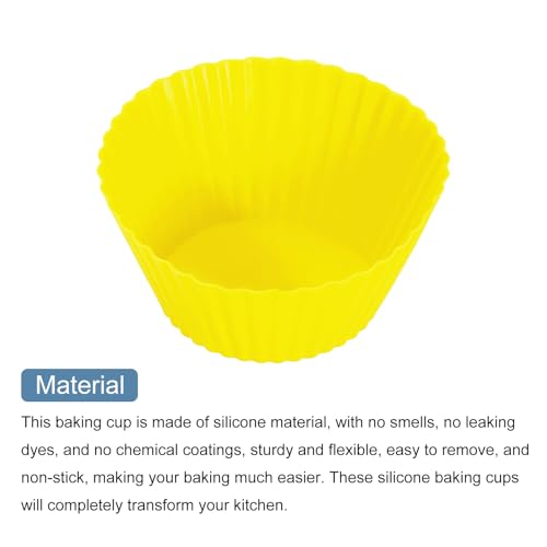 36Pcs Silicone Cupcake Liners (36 Count)
