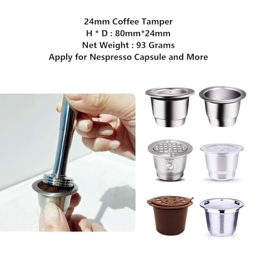 Coffee Tamper Press Chromed