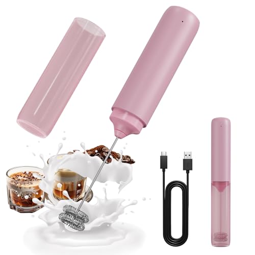 Portable Rechargeable Milk Frother Handheld