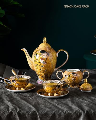 15 Piece European Bone China Coffee & Tea Set