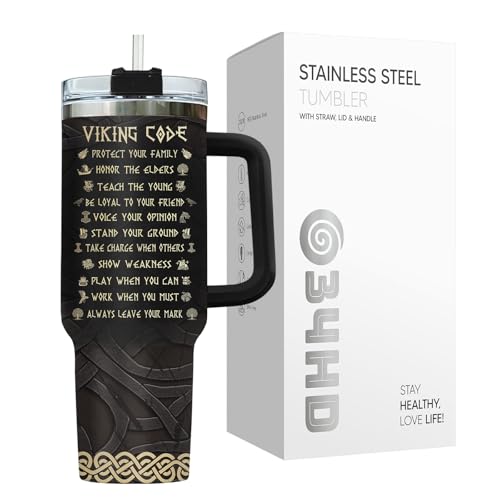 Valhalla Viking 40 oz Tumbler with Handle