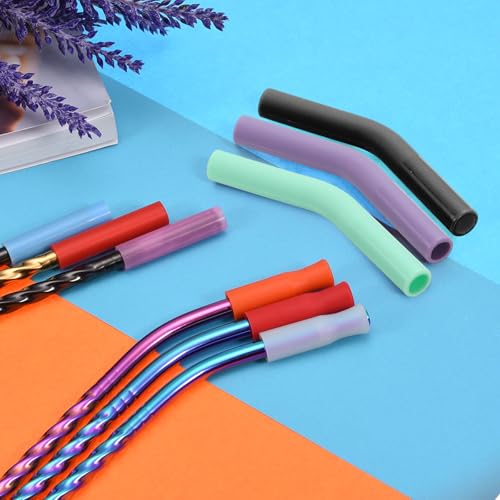 6Pcs Silicone Straw Tips (6 Count)