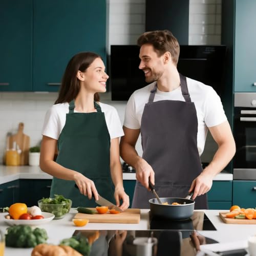 Kitchen Bib Chef Apron for Women Men