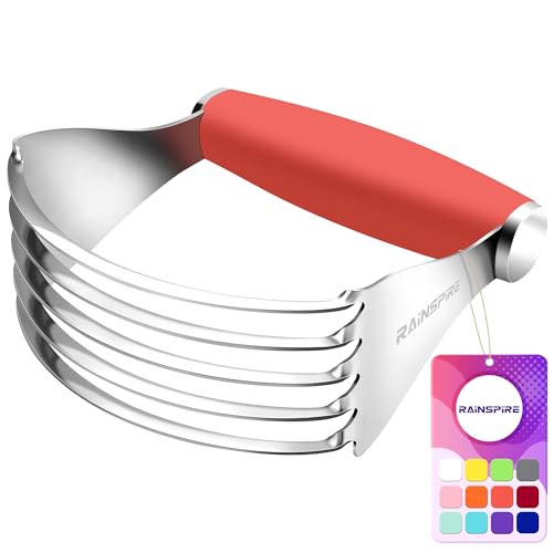 Large Pastry Cutter For Baking Durable Pastry Blender Dough Cutter Coral