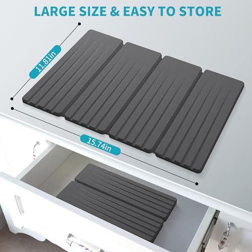 Extral Large Quick Dry Stone Drying Mat for Kitchen Counter