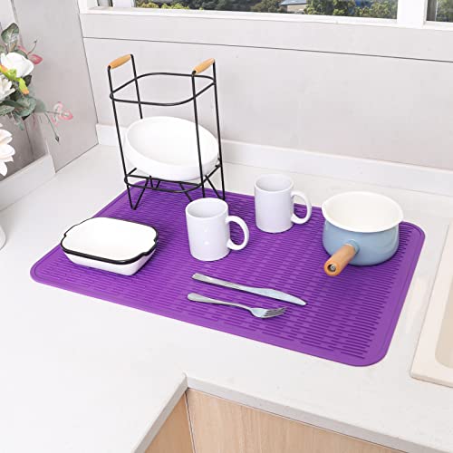 Silicone Dish Drying Mat for Multiple Usage