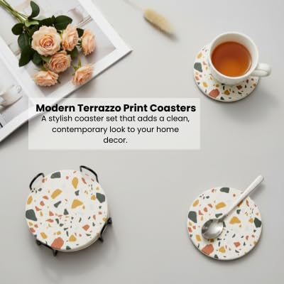 Terrazzo Coasters Set of 6 (6 Count)