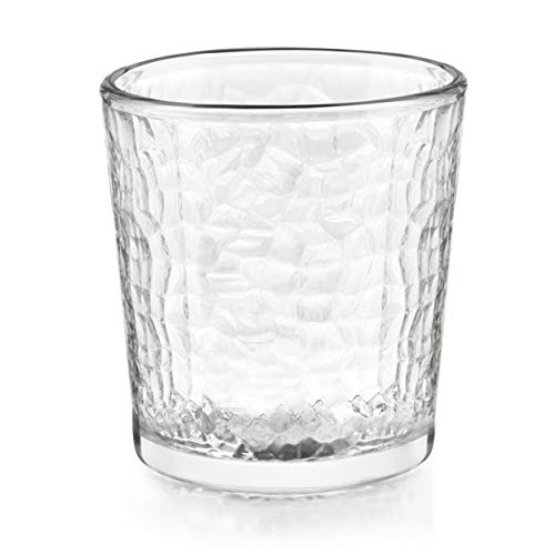 Yucatan Textured Tumbler & Rocks Drinking Glasses Set of 16 (16 Count)
