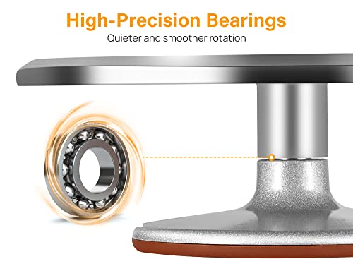 22 Aluminum Cake Stand Turntable Set for Decorating Baking Kit