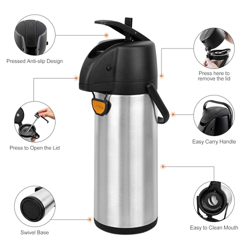 Airpot Coffee Dispenser Thermal with Pump