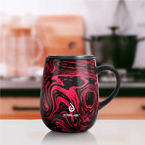 16 oz Insulated Coffee Mug with Lid and Handle