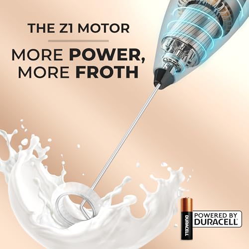 Zulay Powerful Milk Frother for Coffee with Upgraded Titanium Motor