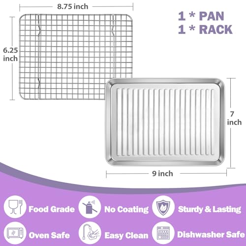 Baking Pan with Wire Rack