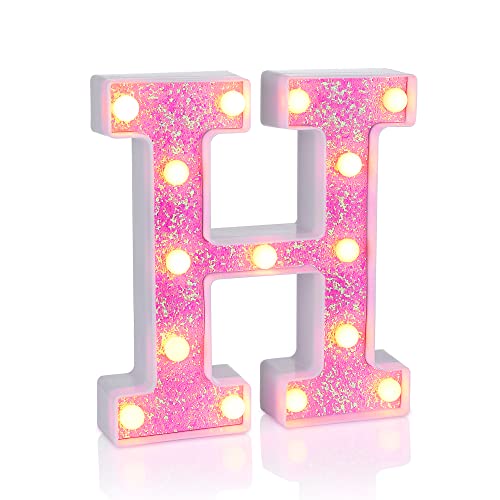 Pink Light up Letters (4.2329 Ounce)