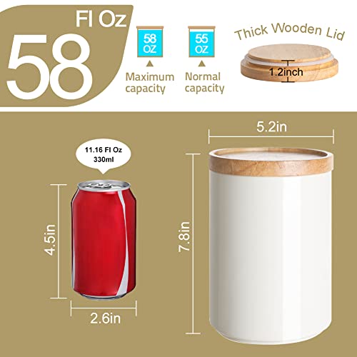 Sweejar Kitchen Canisters Ceramic Food Storage Jar