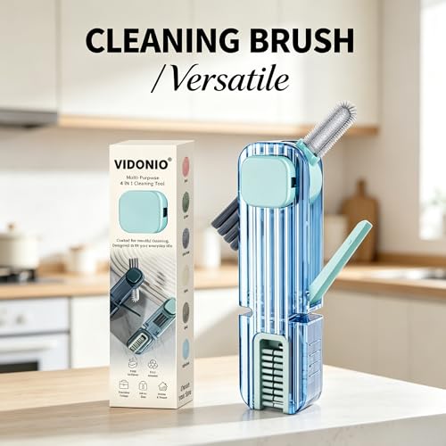 4 in 1 Cup Lid Gap Cleaning Brush