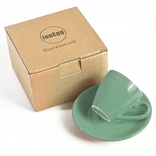 Porcelain Espresso Cup with Saucer