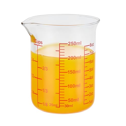 Ackers Borosilicate Glass Measuring Cup with Spout