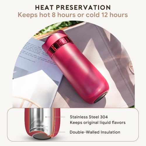 11oz Vacuum Insulated Portable French Press Coffee Maker