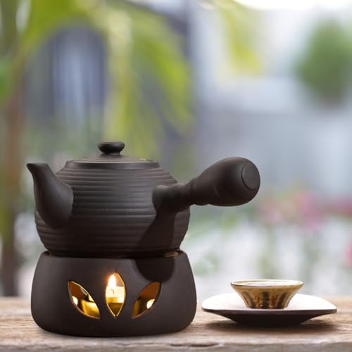 1 Set Ceramic Teapot Warmer Heating Base