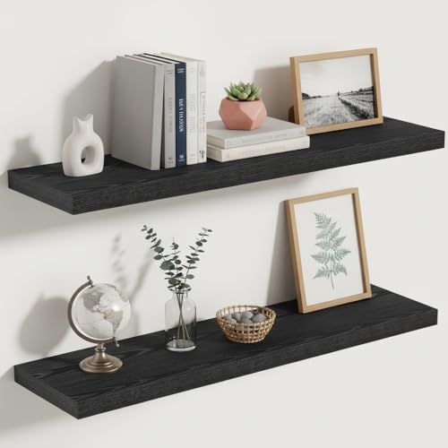 10 Inch Deep Floating Shelves 30x10” Set of 2 (2 Count)