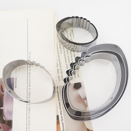 6 Pieces Football Cookie Cutter 4.45" (6 Count)