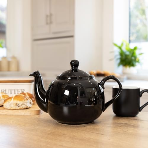 Farmhouse 4 Cup Ceramic Teapot with Removable Infuser and Lid