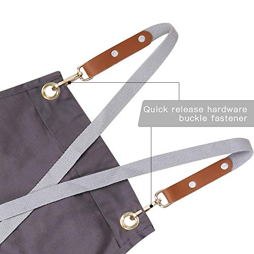 Crossback Apron with Pockets x2