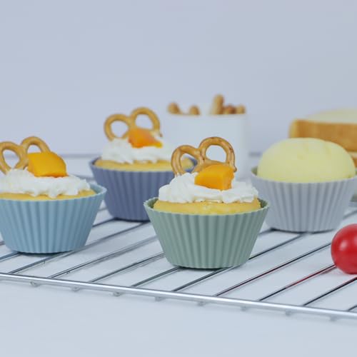 Silicone Baking Muffin Cups (12 Count)