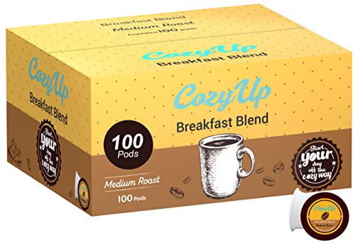 Breakfast Blend Medium Roast Coffee Single Serve Pod (100 Count)