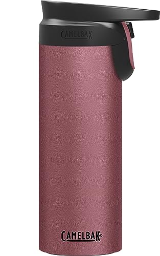 Forge Flow Insulated Stainless Steel Travel Mug Terracotta Rose