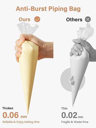 Piping Bags Disposable Pastry Icing Bags 16 Inch