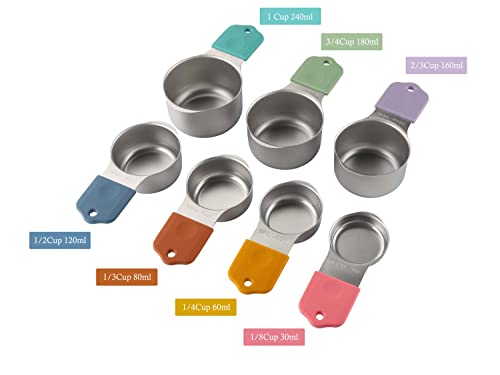 Magnetic Measuring Cups and Spoons Set Stainless Steel Measuring Cup&Spoon