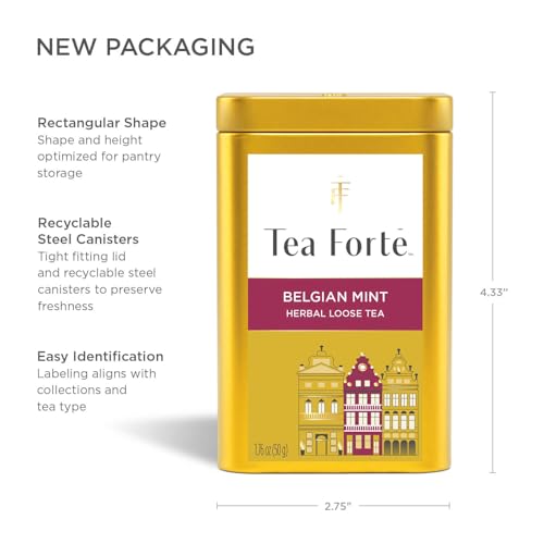 Belgian Mint Loose Leaf Tea Canister