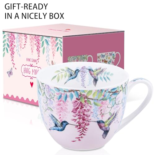 Spring Hummingbird Hug Mug