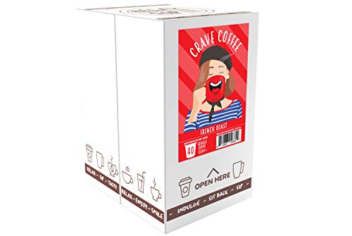 French Roast Dark Roast Coffee Pods (40 Count)