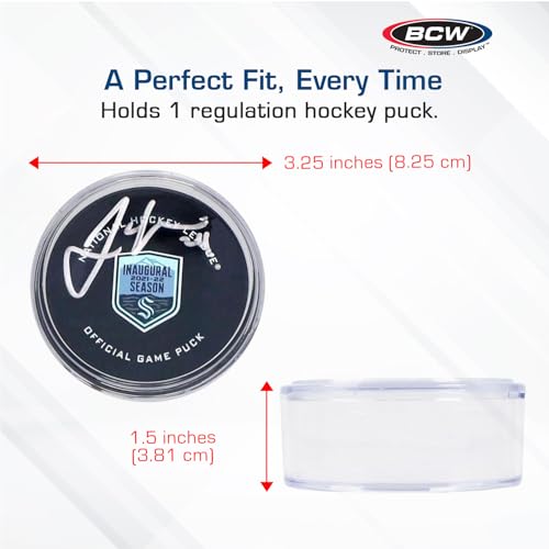 Hockey Puck Tube Display Case
