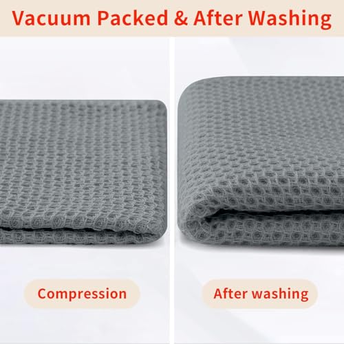 100% Cotton Waffle Weave Kitchen Dish Cloths 12 (12 Count)