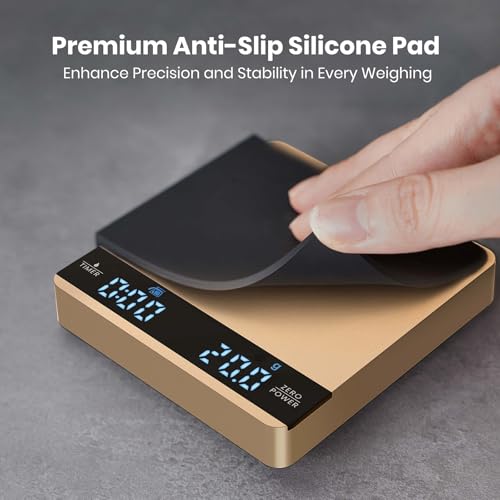 S1 Metal Mini Espresso Coffee Scale with Timer