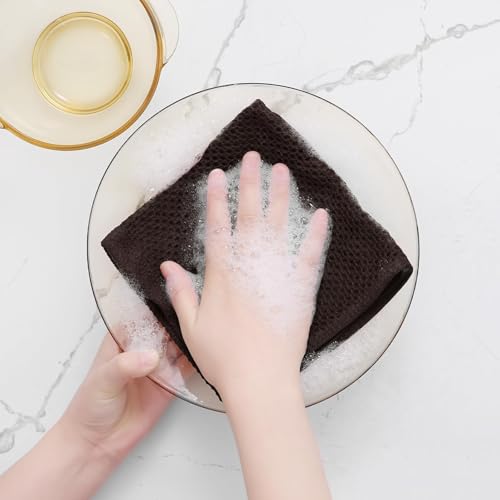 100% Cotton Waffle Weave Kitchen Dish Cloths 18 (18 Count)