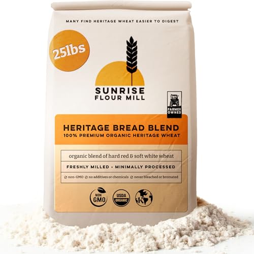 Heritage Organic Bread Flour Blend (400 Ounce)