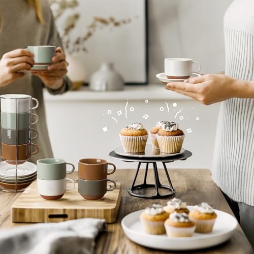 2.5 Ounce Espresso Cups Set of 4 (4 Count)