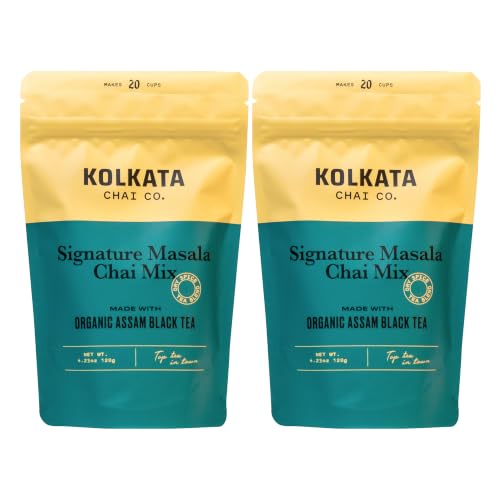 Kolkata Chai Signature Masala Chai Mix 2 (8.46 Ounce)