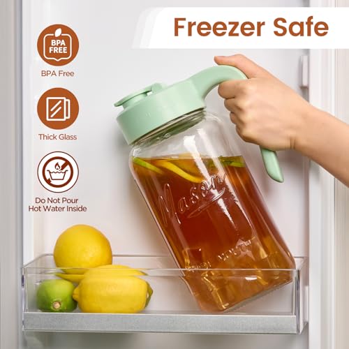 Mason Jar Pitcher with Tea Filter
