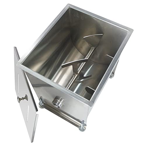 CMI Commercial Stainless Steel Manual Meat Mixers with lid