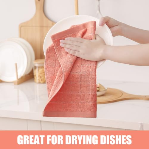 100% Cotton Terry Kitchen Dish Cloths (6 Count)