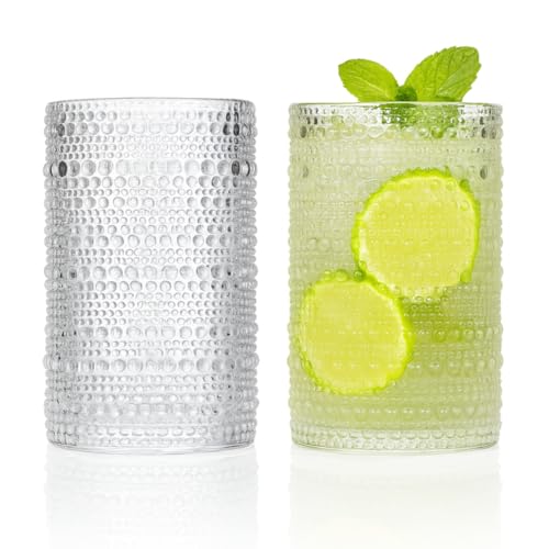 Hobnail Highball Glasses Set of 2